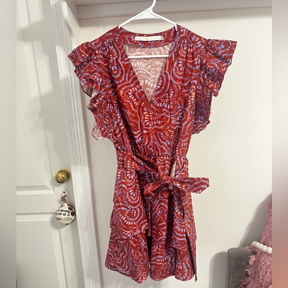 FINAL PRICE Marie Oliver Fiona Dress - Cranberry Burst - Over $300 retail - Picture 2 of 10